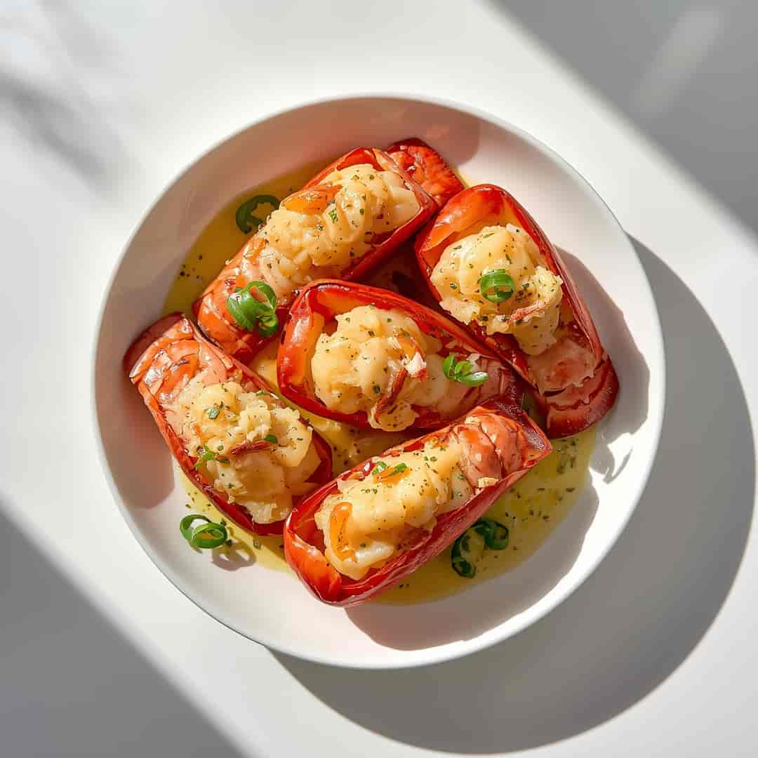 Creamy Garlic Lobster Tails 2 Creamy Garlic Lobster Tails