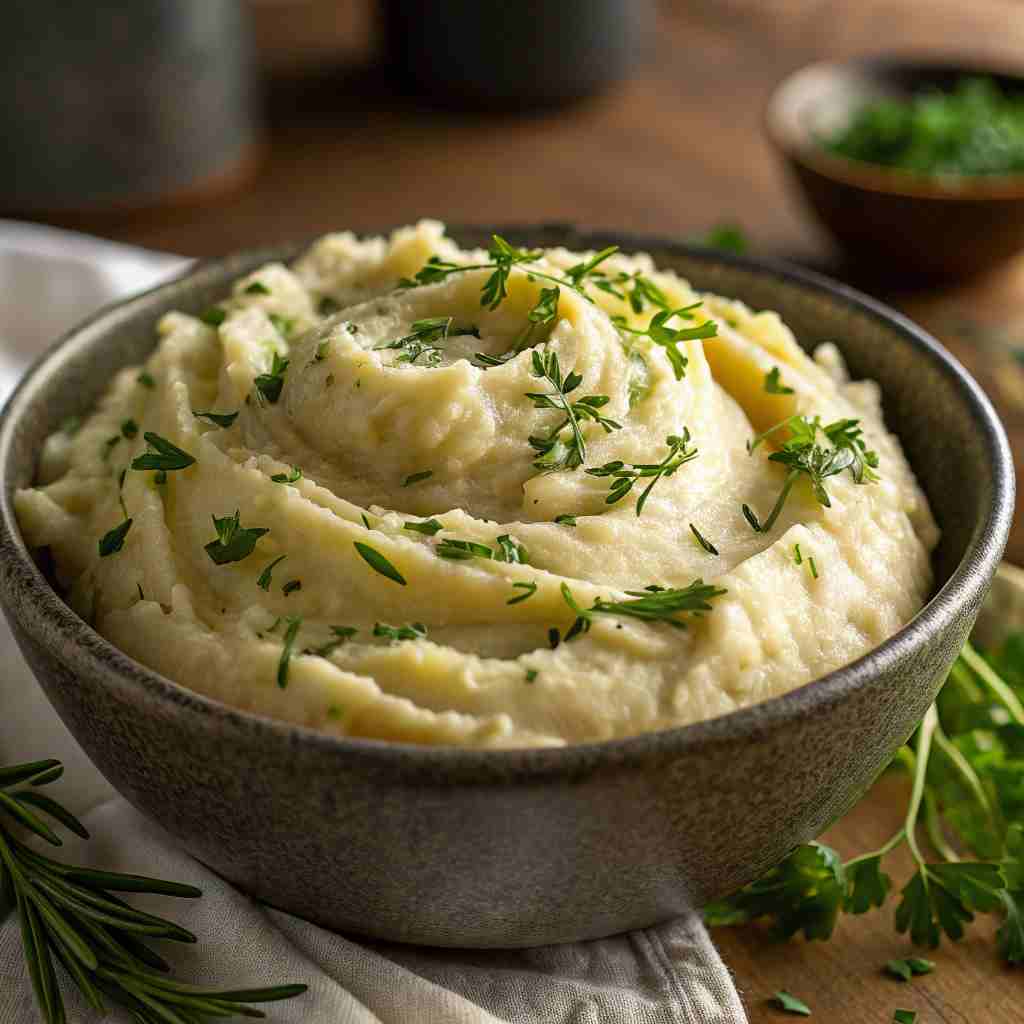 Creamy Herb Mashed Potatoes - Cozy Fall Recipes for Thanksgiving 1 Creamy Herb Mashed Potatoes
