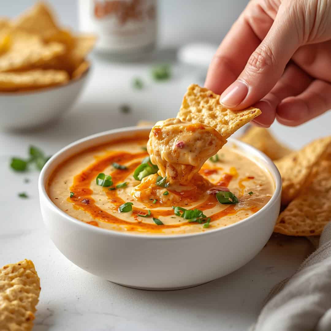 Creamy Rotisserie Chicken Buffalo Dip