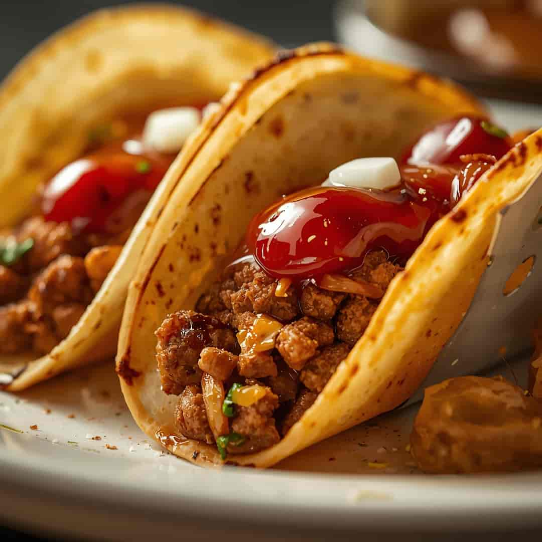 Crispy Baked Ground Beef Tacos