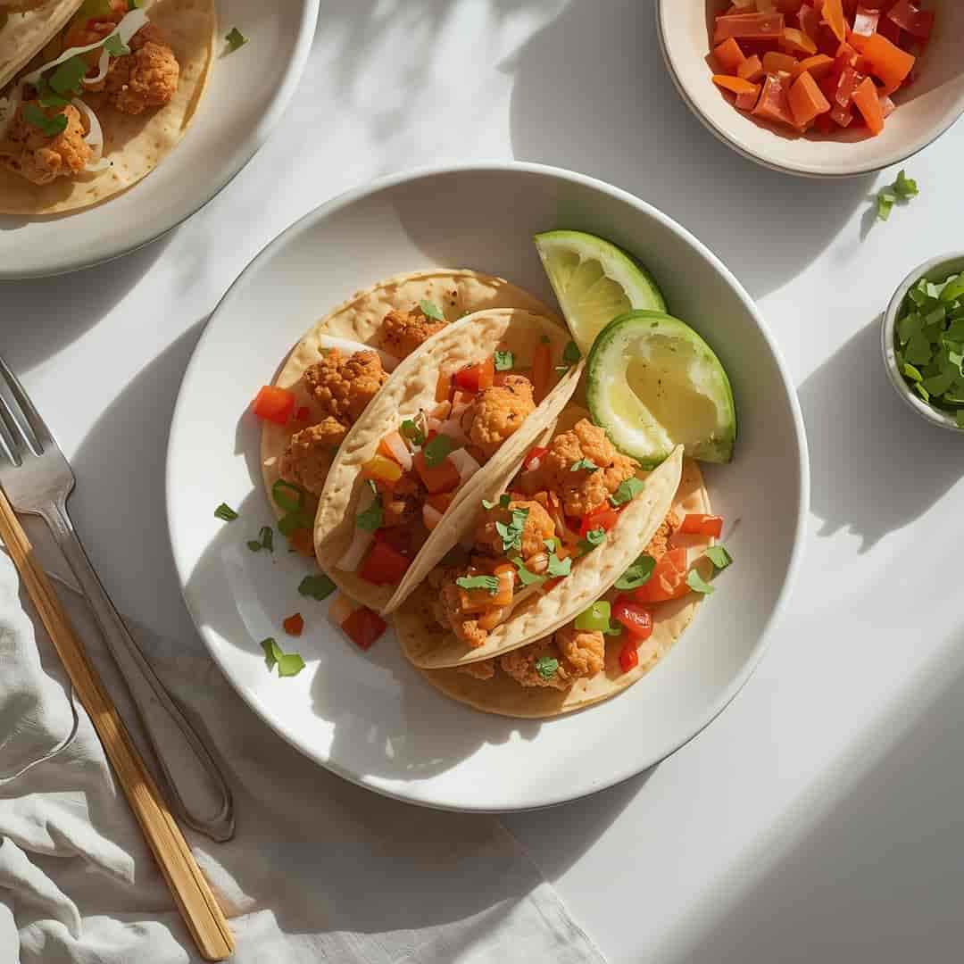 Crispy Chicken Wonton Tacos