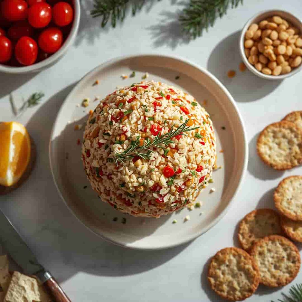 Delicious Christmas Cheese Ball