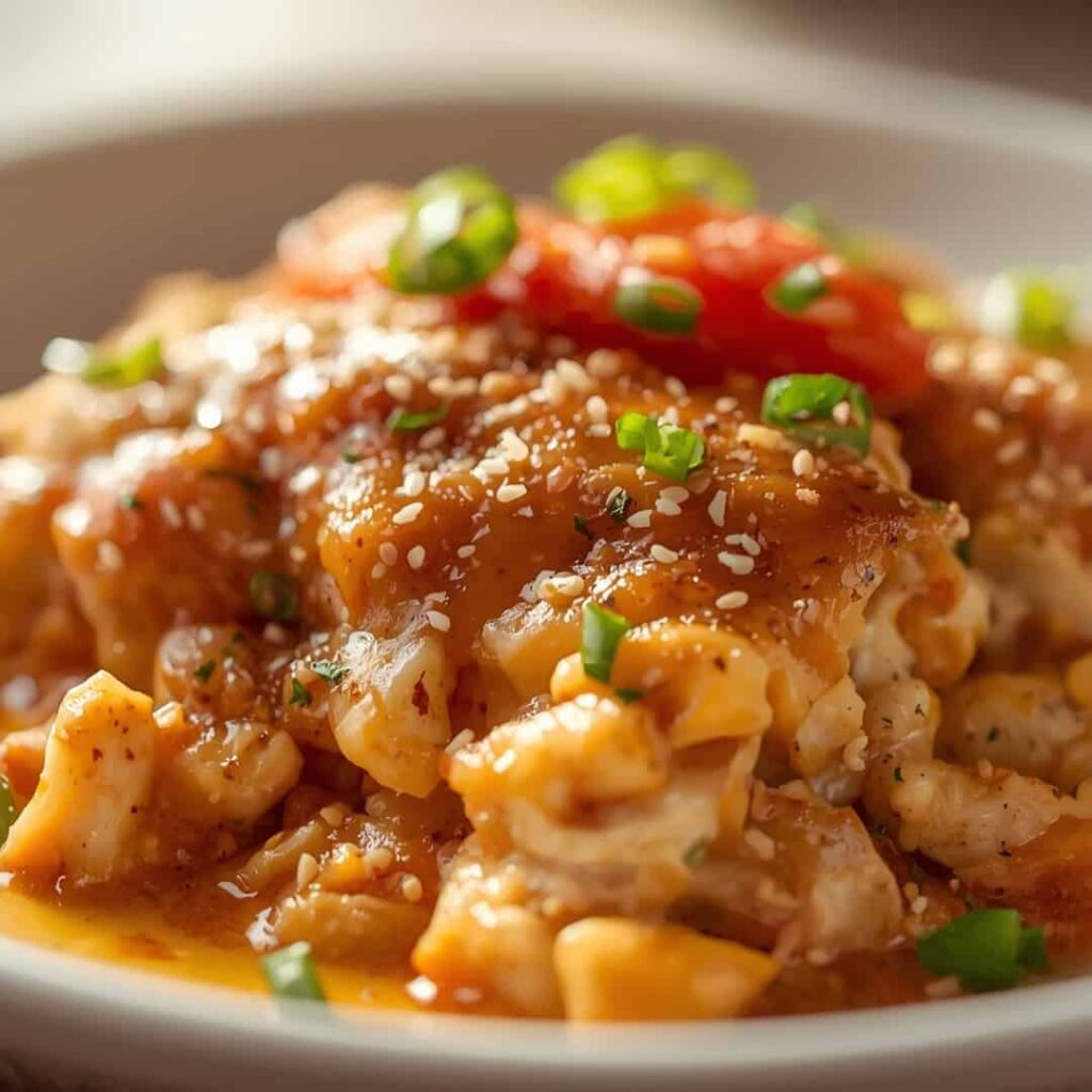 Easy Chicken Burrito Casserole