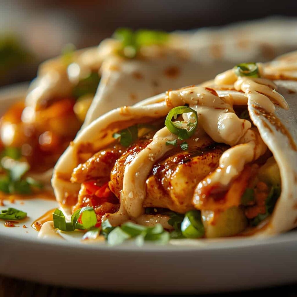 Easy Chipotle Ranch Grilled Chicken Burrito