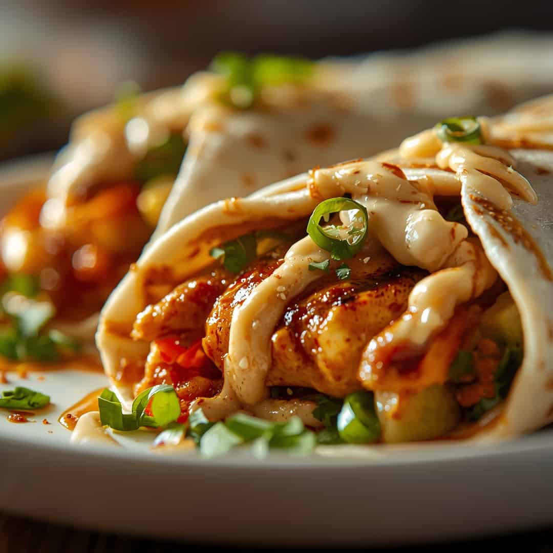 Easy Chipotle Ranch Grilled Chicken Burrito