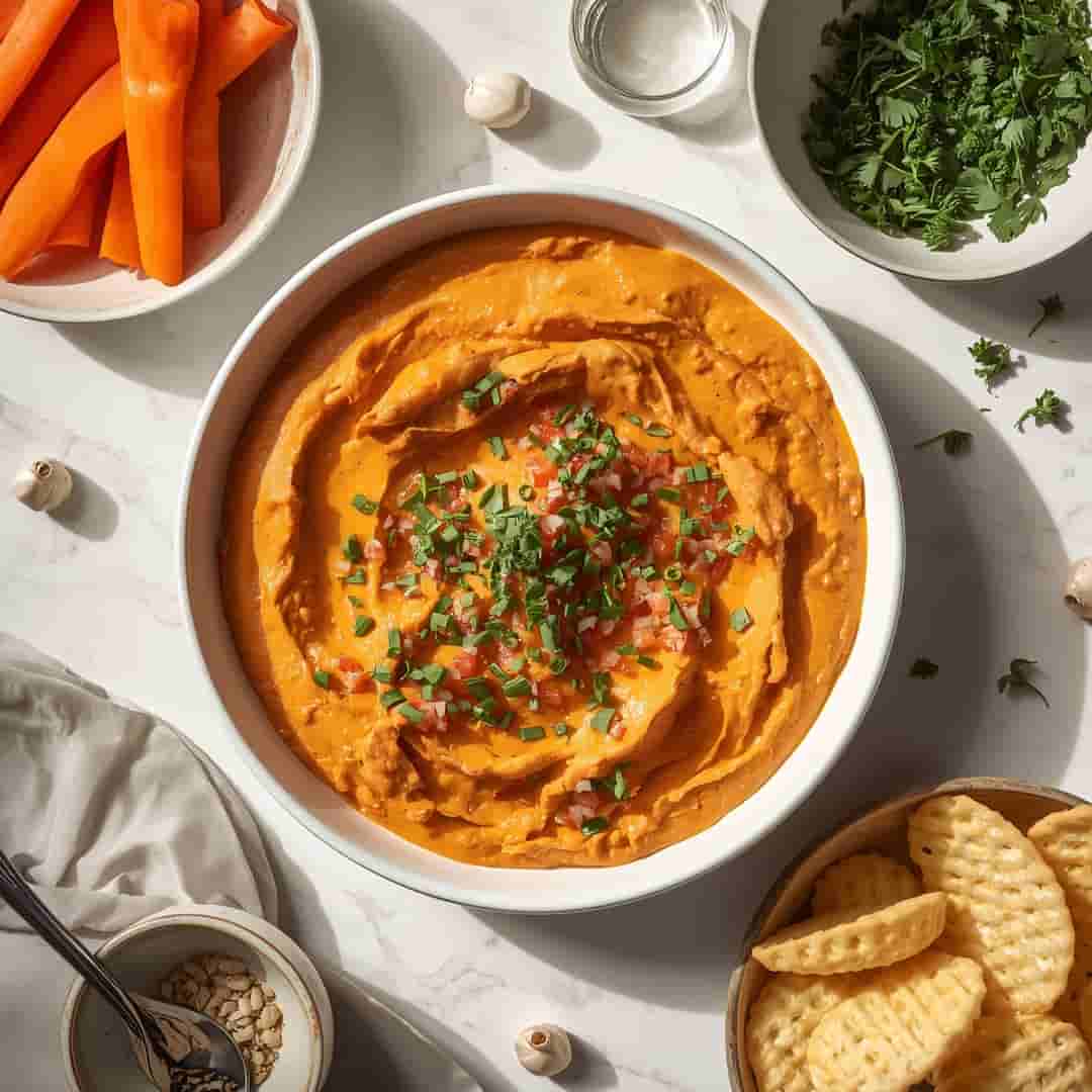 Easy Christmas Buffalo Chicken Dip