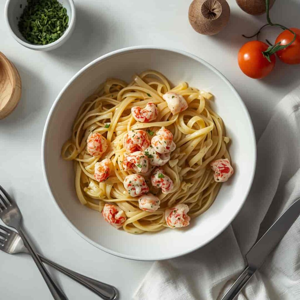Easy Creamy Lobster Pasta