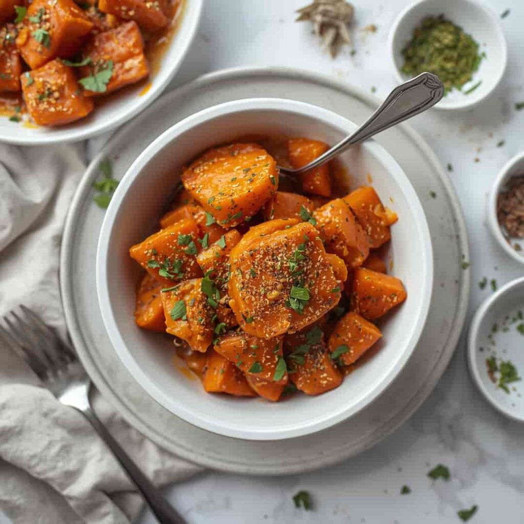Easy Sweet Potato Casserole with Canned Yams