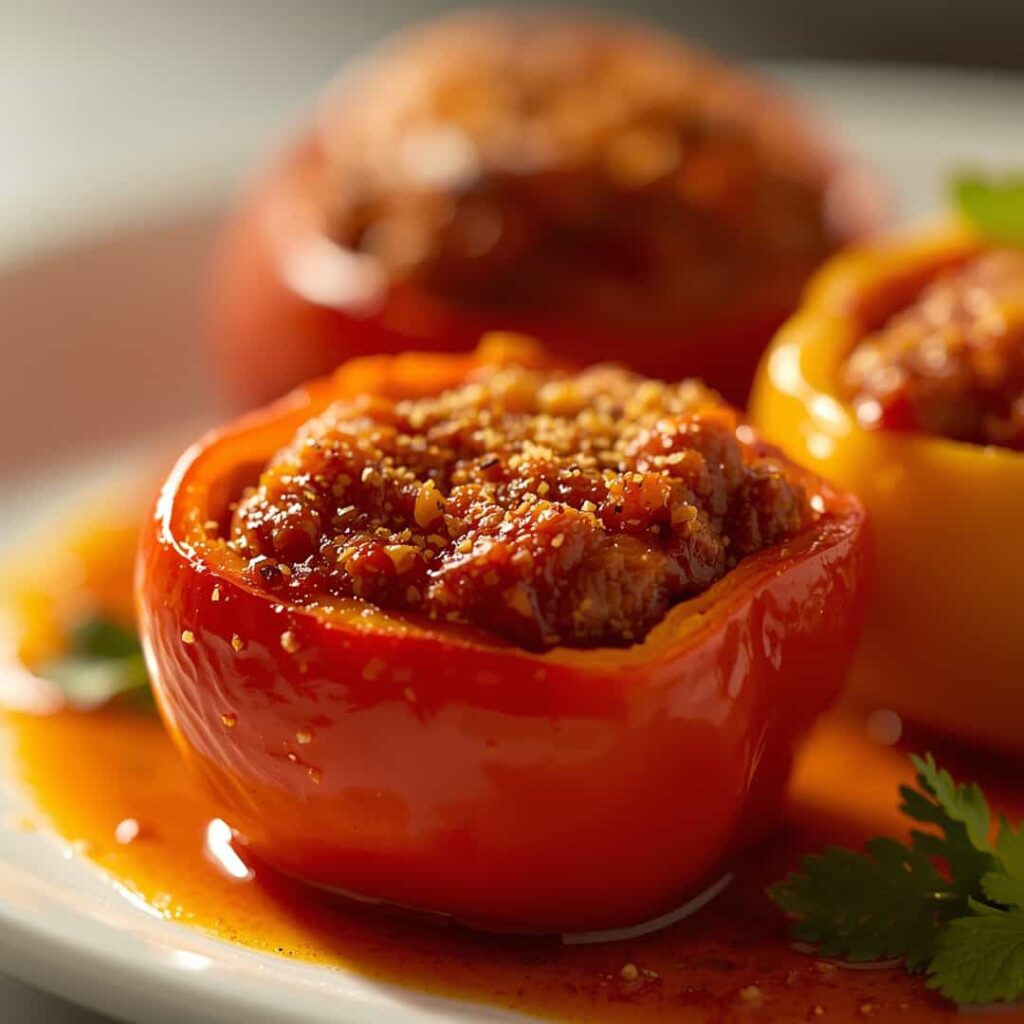 Easy Unstuffed Peppers