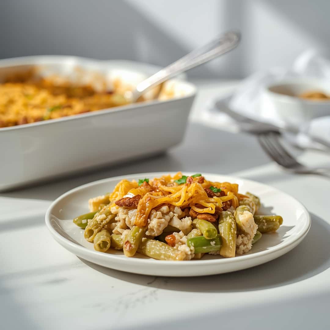 Extra-Comforting Green Bean Casserole 2 Extra-Comforting Green Bean Casserole