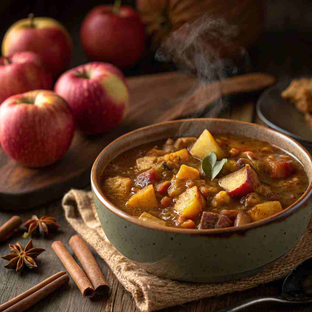 Fall Apple Cider Stew Mash