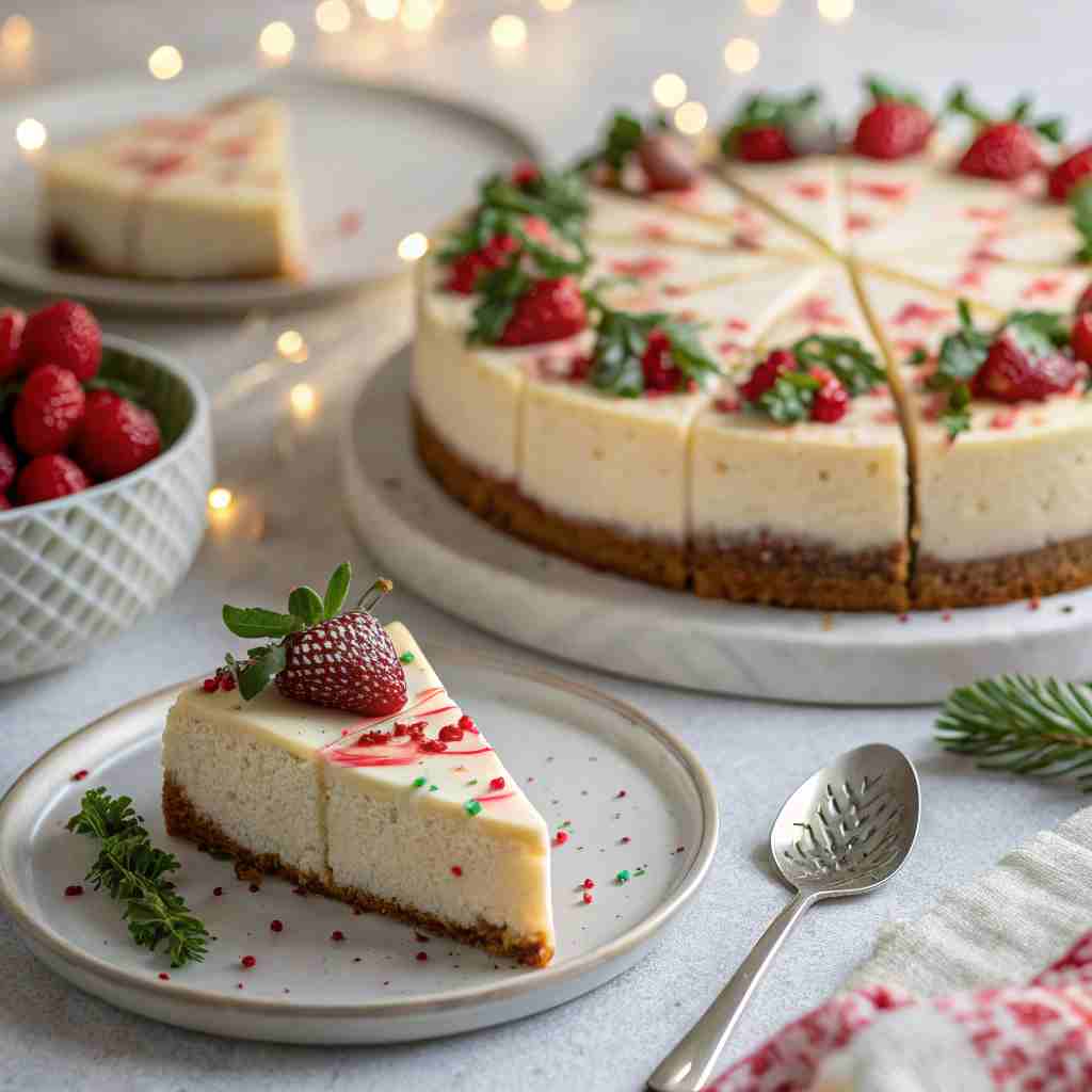 Festive Christmas Cheesecake