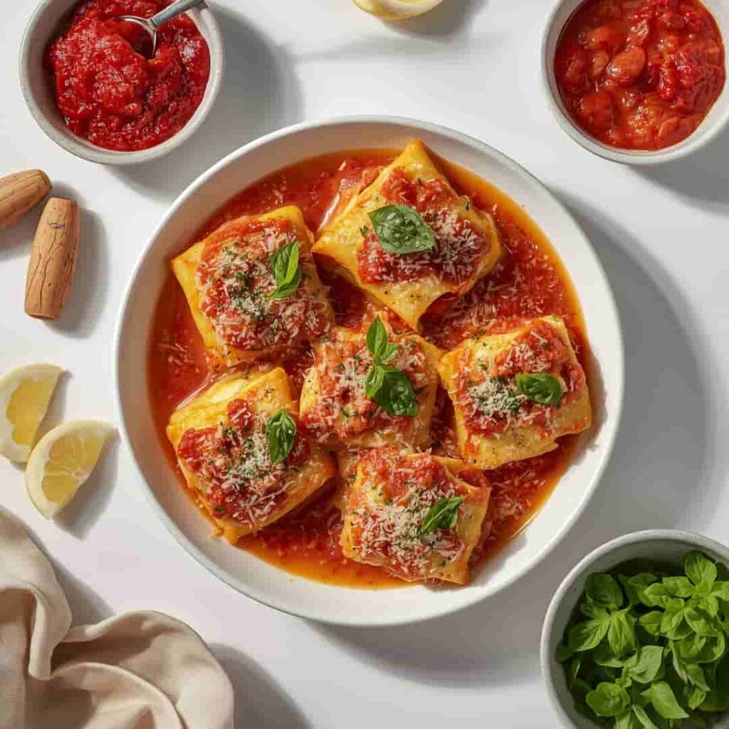 Festive Christmas Stuffed Pasta