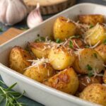 Garlic and Parmesan Roast Potatoes