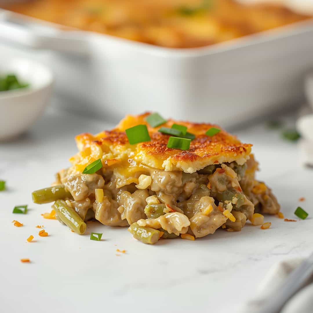 Green Bean Casserole Easy Cheddar Bay