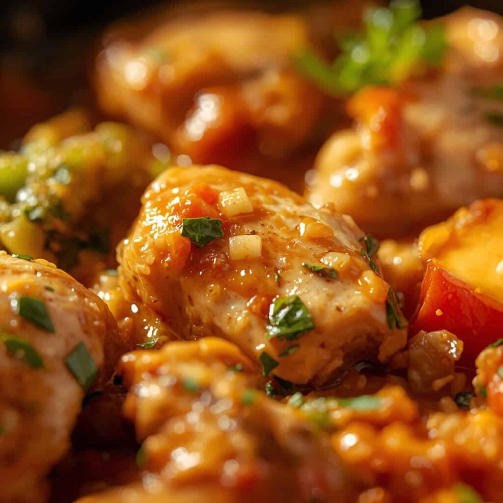 Healthy Chicken Vegetables Skillet