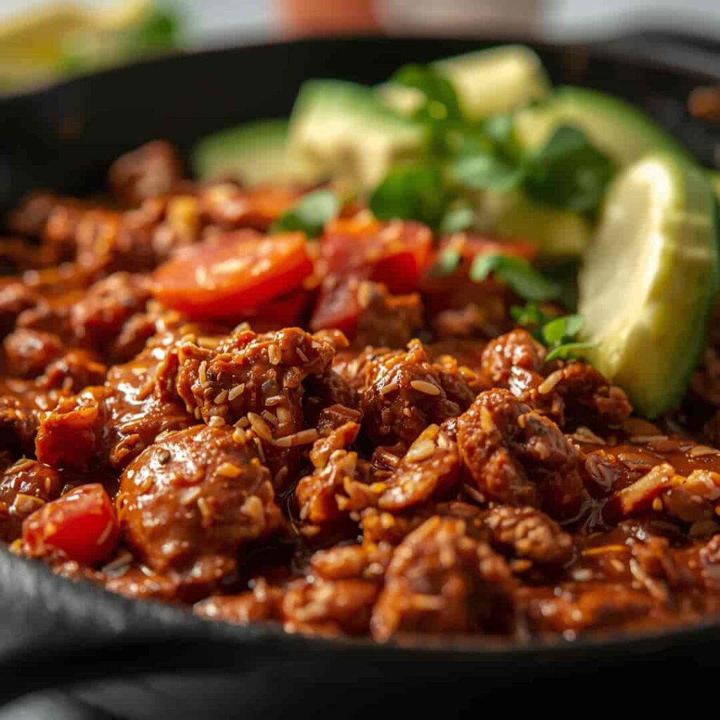 Healthy Ground Turkey Taco Skillet