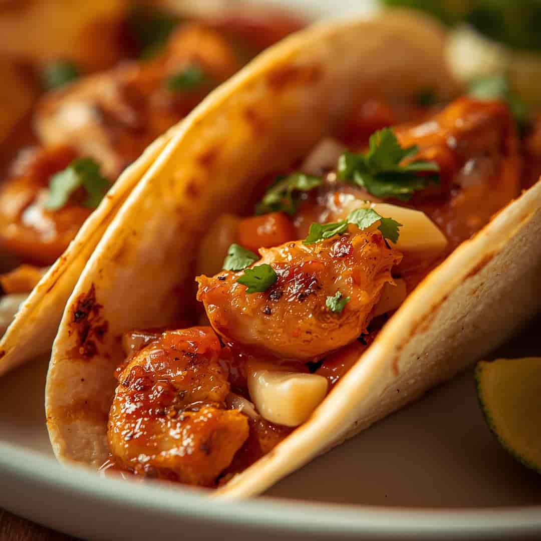 Healthy Oven Baked Chicken Tacos 2 Healthy Oven Baked Chicken Tacos