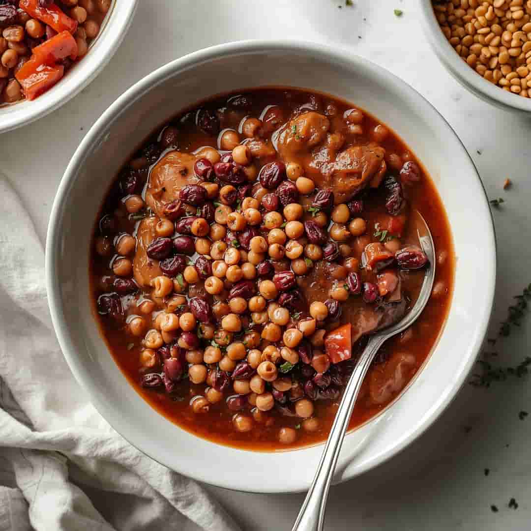 Hearty Crockpot Black-Eyed Peas