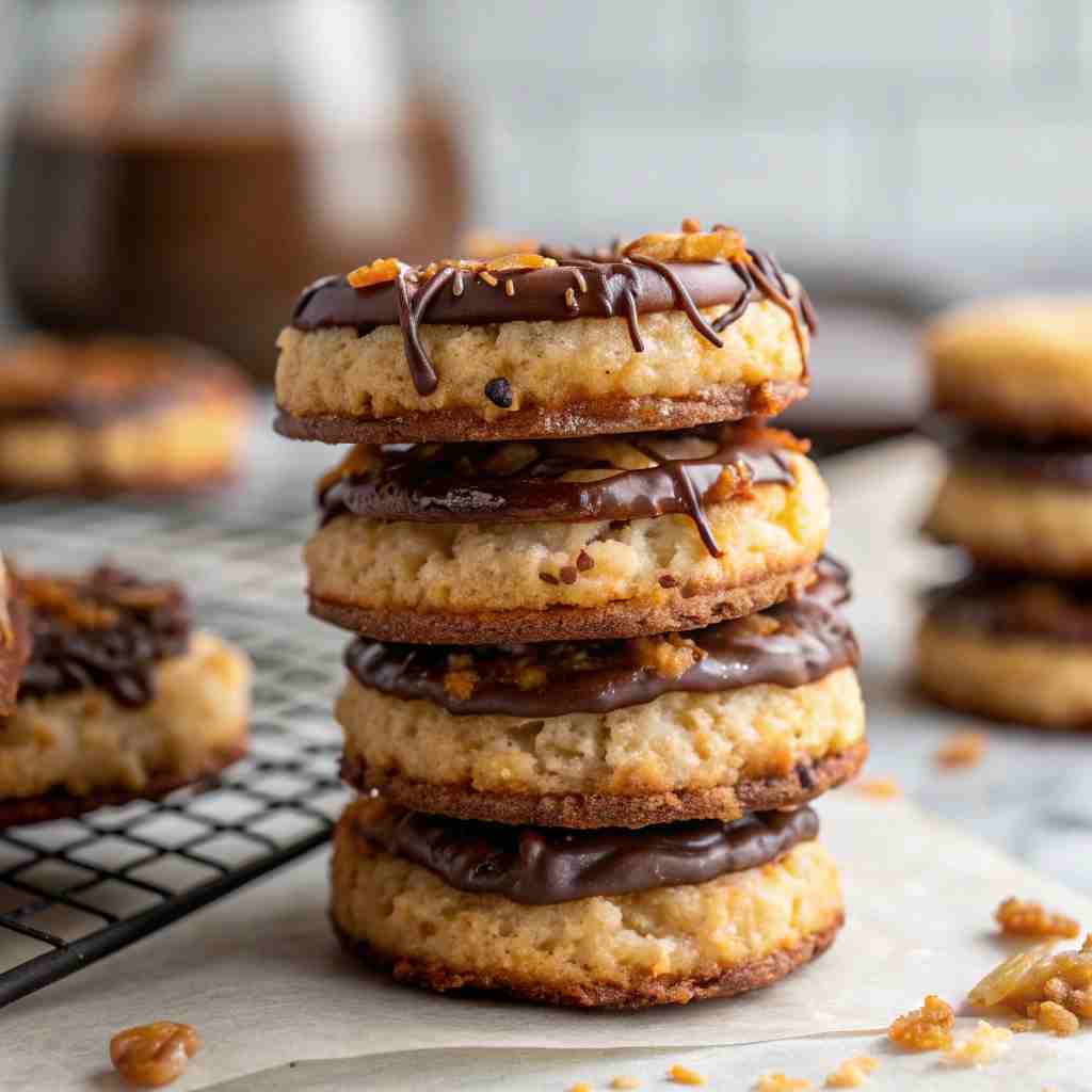 Homemade Samoas Cookies