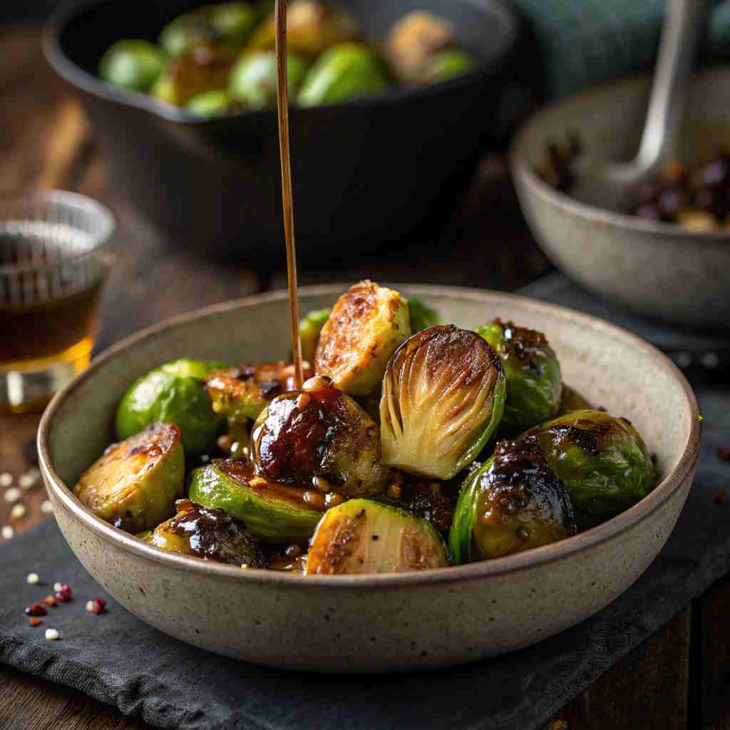 Honey Balsamic Brussels Sprouts