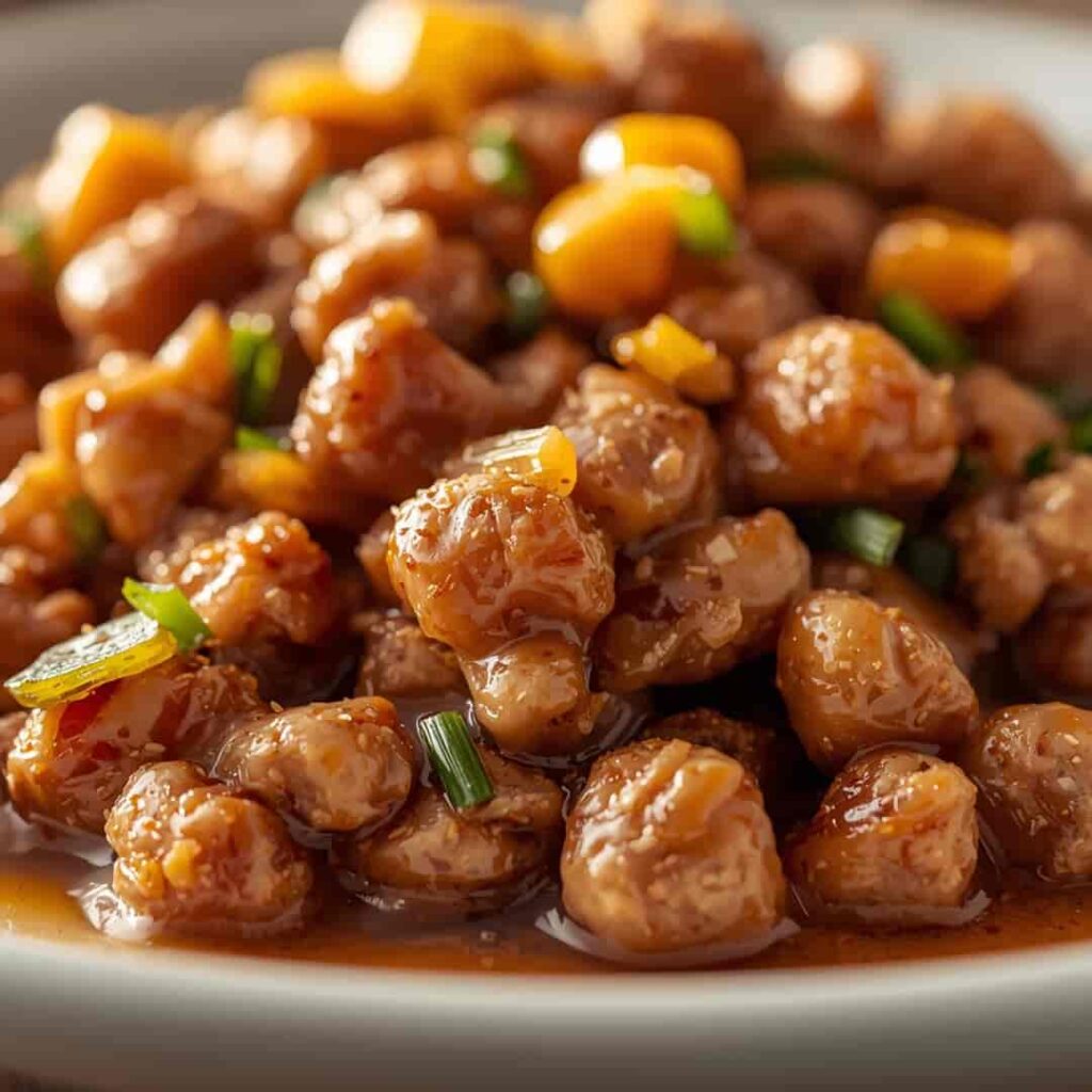 Honey Garlic Ground Turkey