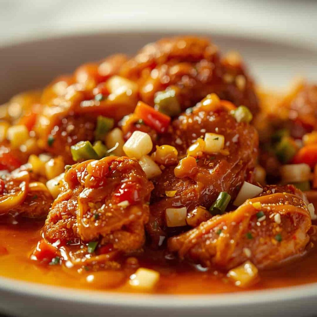 Honey Hot Chicken Salad