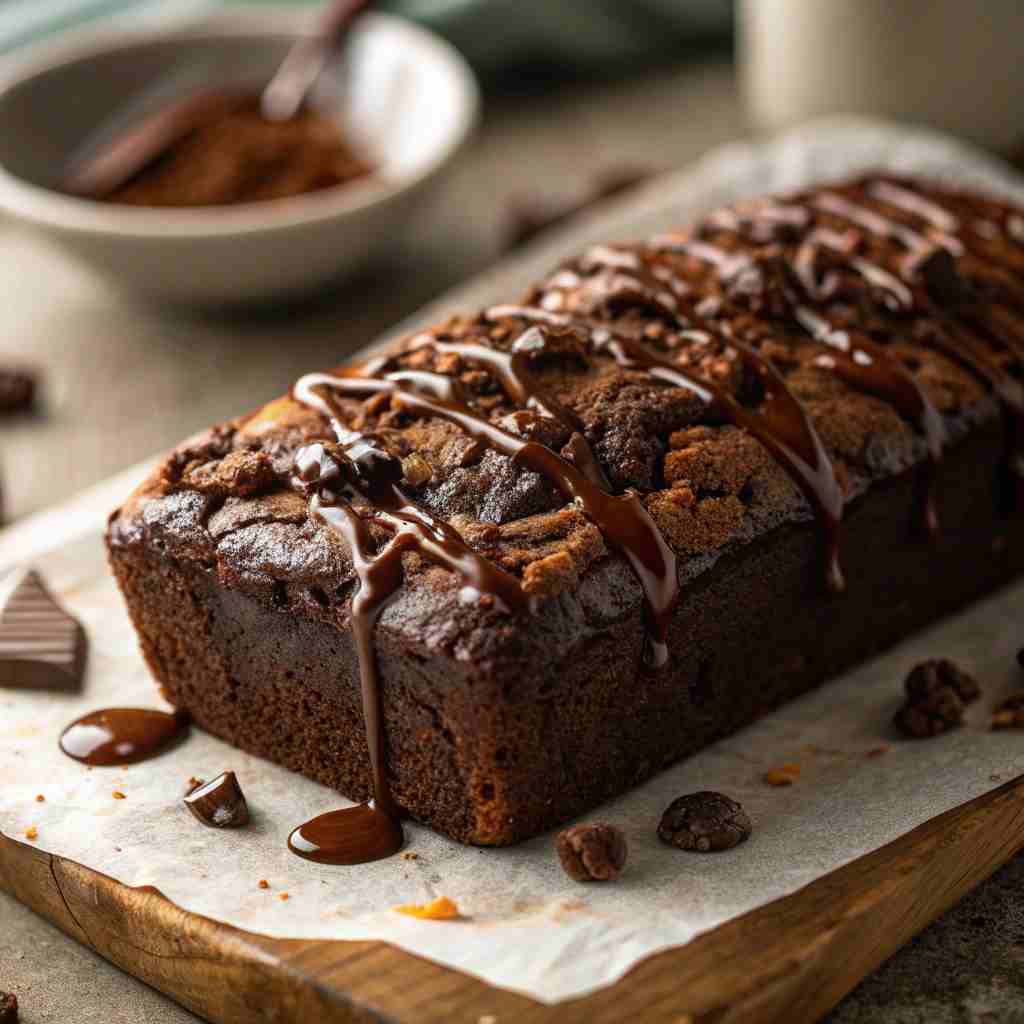Hot Fudge Brownie Bread Recipe - Chocolate Lover's Dream 1 Hot Fudge Brownie Bread Recipe