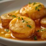 Knuspriger Lachs Zitronenbutter Kartoffeln