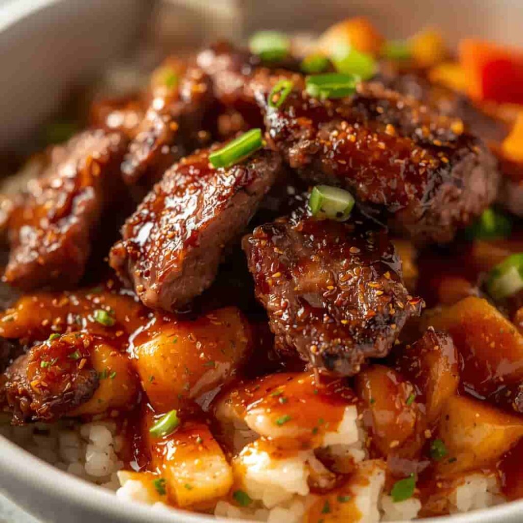 Korean BBQ Steak Rice Bowls