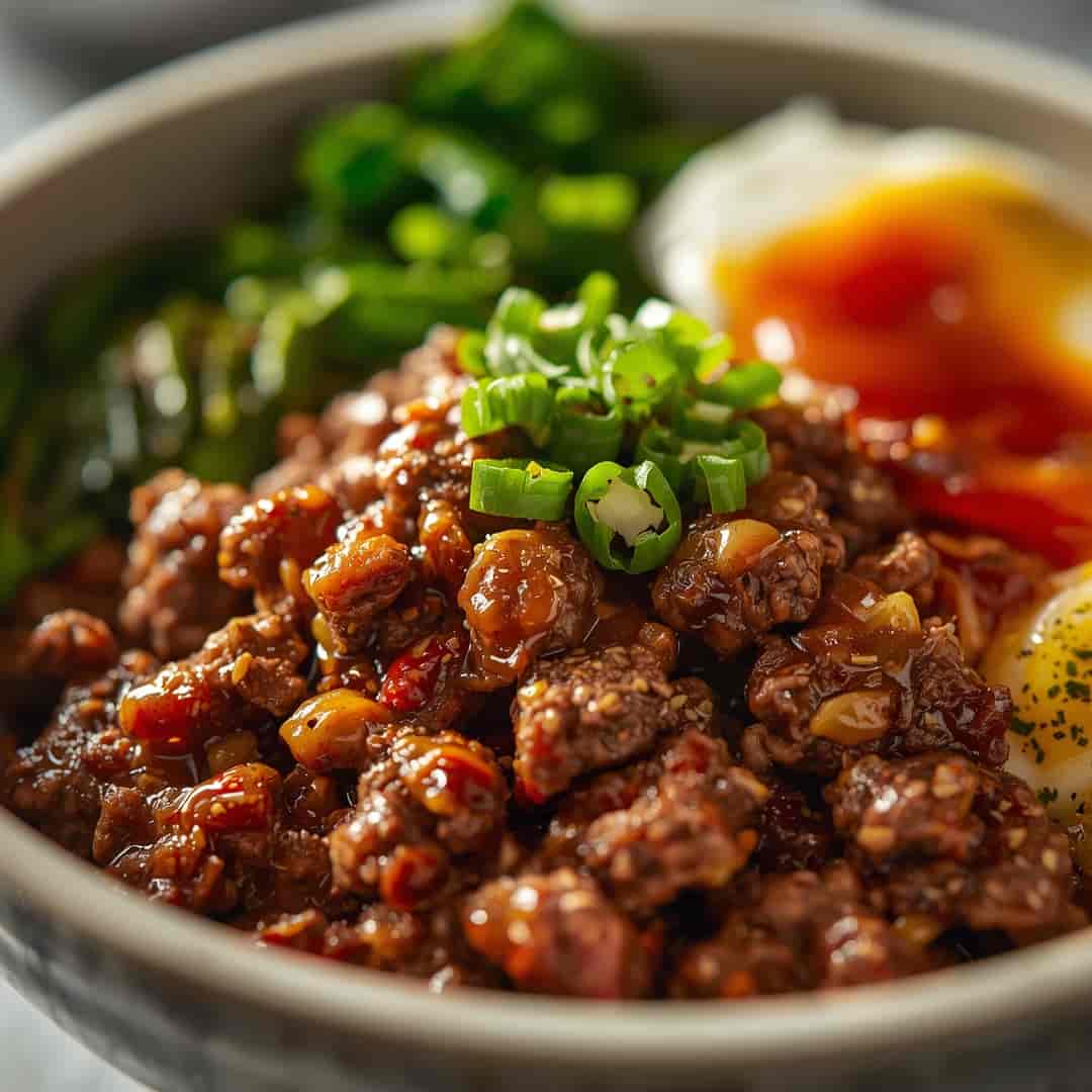 Korean Ground Beef Bowl