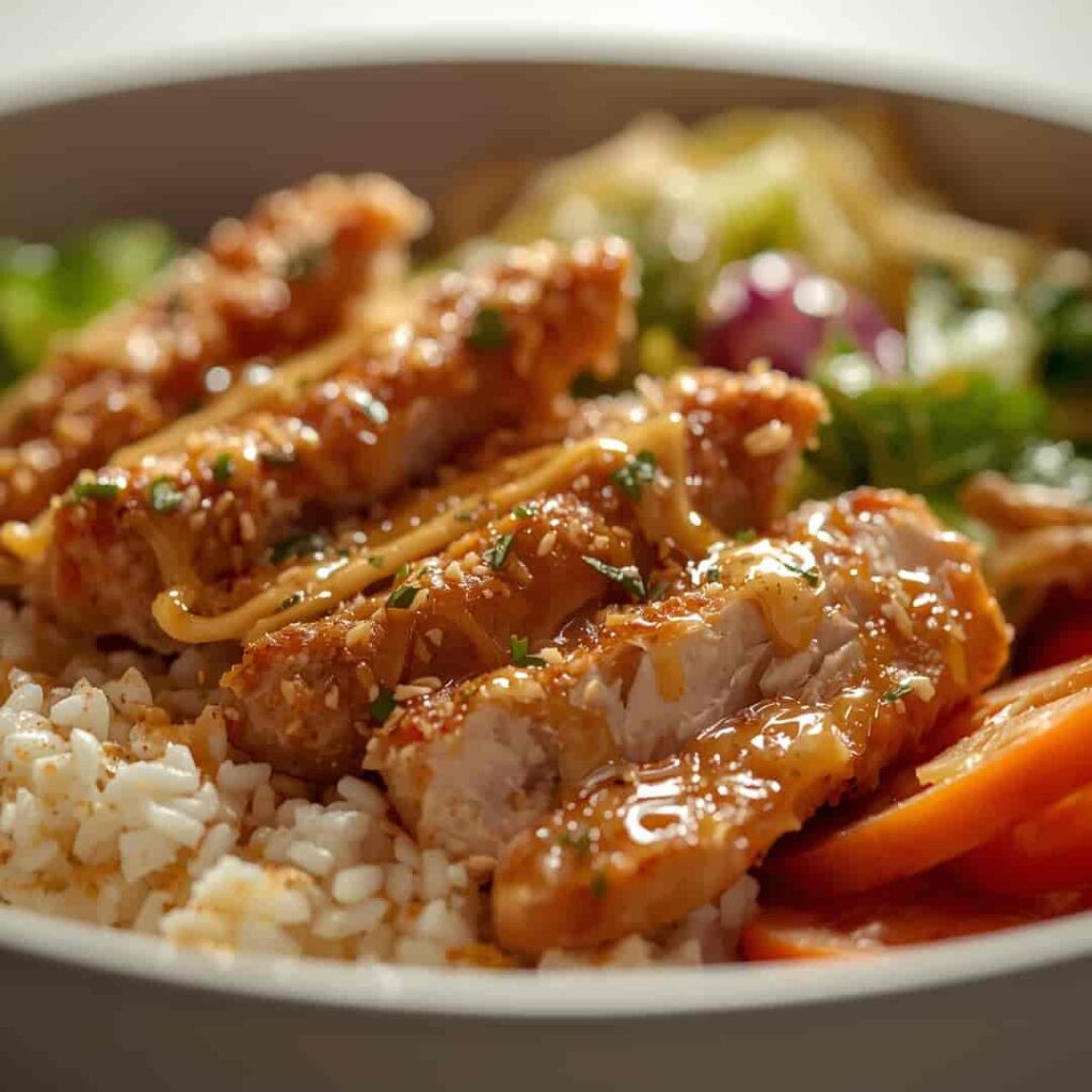 Maple Dijon Chicken Bowl