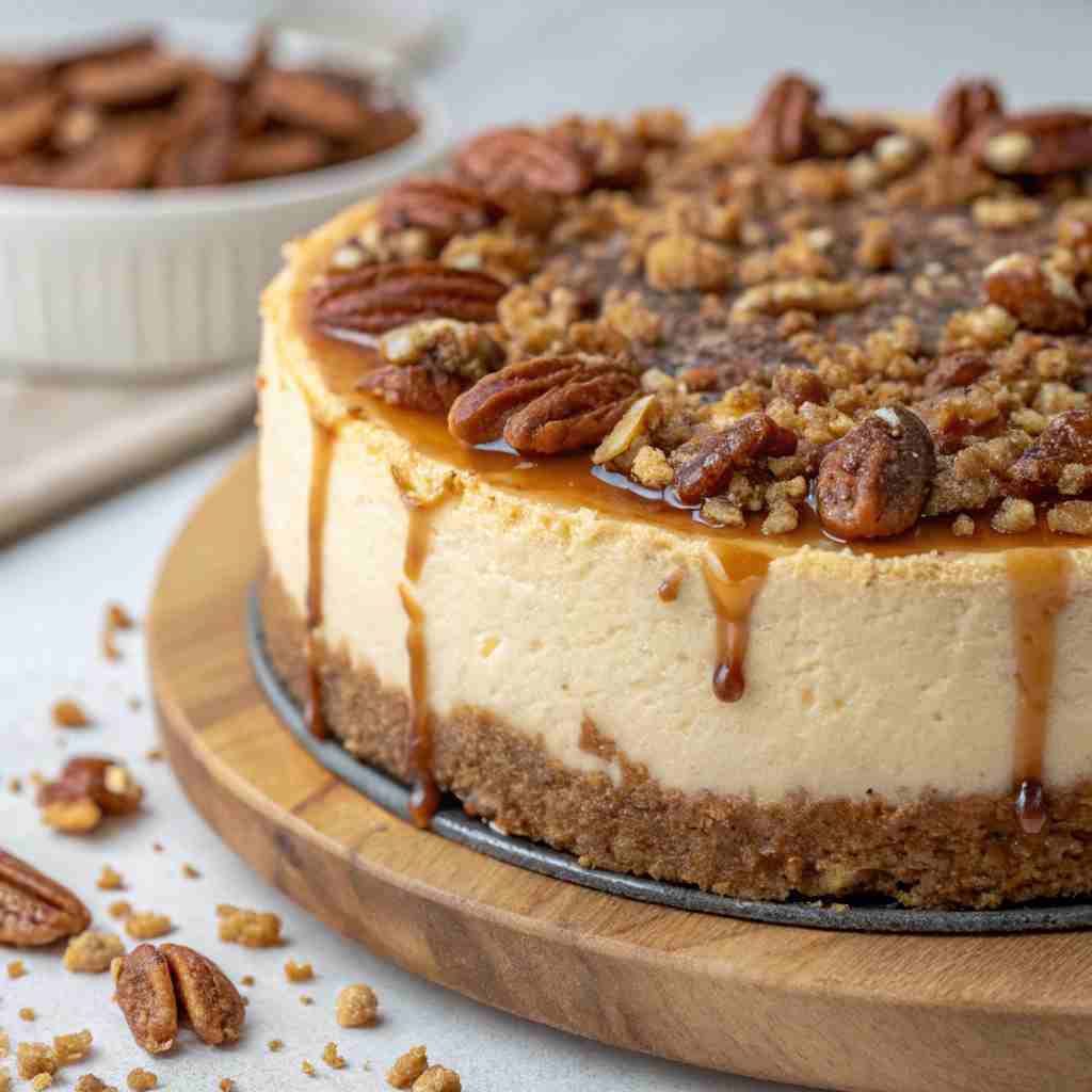 Maple Pecan Cheesecake