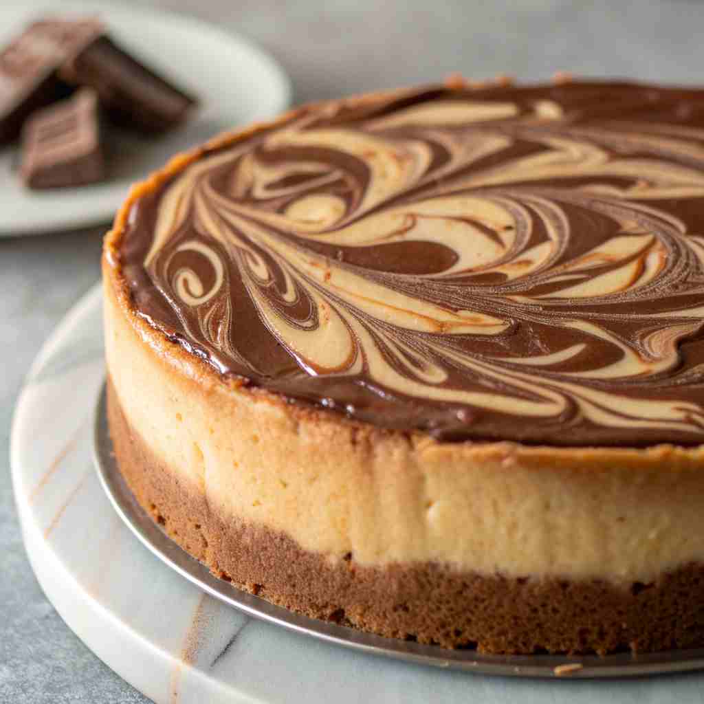 Nutella Swirl Cheesecake