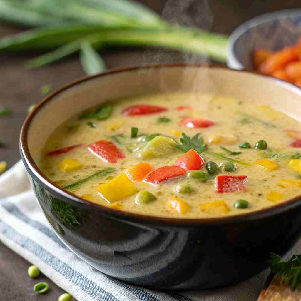 One-Pot Creamy Vegetable Soup