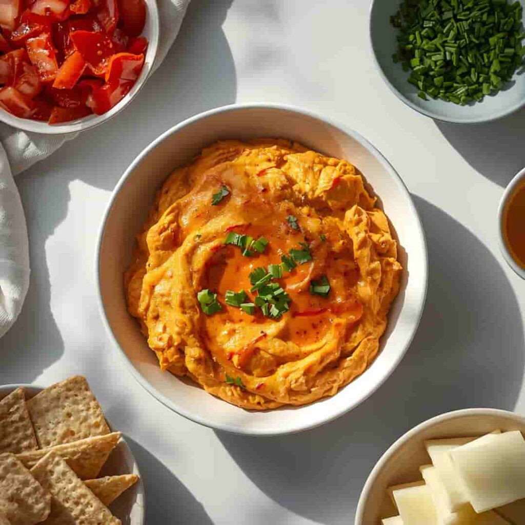 Oven Buffalo Chicken Dip