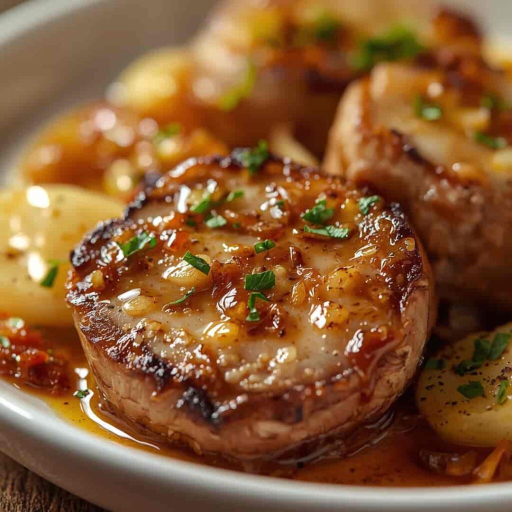 Oven Roasted Garlic Cabbage Steaks