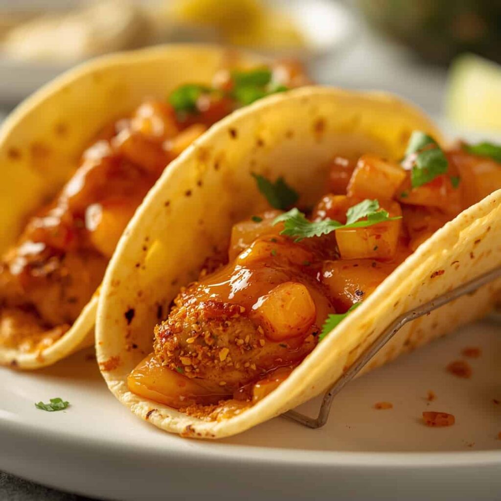 Pineapple Chicken Tacos