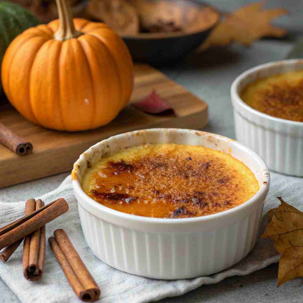 Pumpkin Spice Crème Brûlée - Pumpkin Dessert Recipes for Thanksgiving 1 Pumpkin Spice Crème Brûlée