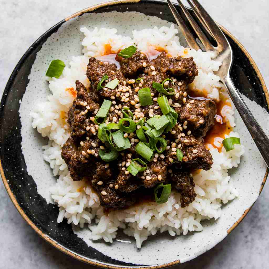Quick & Easy Korean Ground Beef Bowl