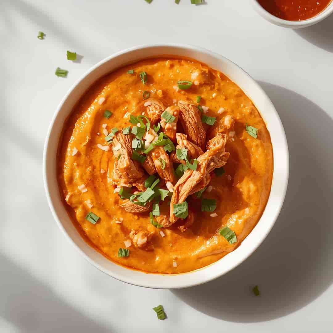 Quick Stovetop Buffalo Chicken Dip