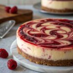 Raspberry Swirl Cheesecake