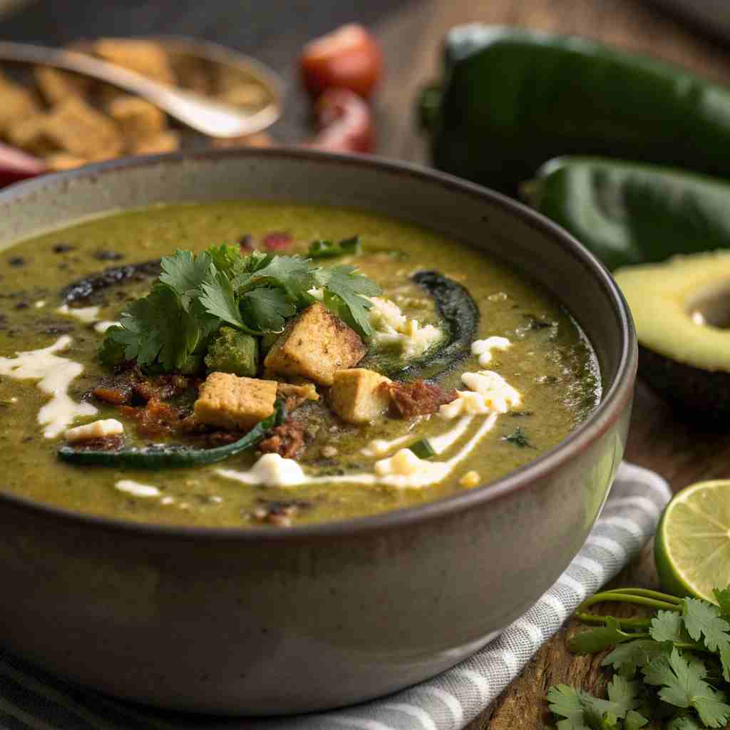 Roasted Poblano Soup