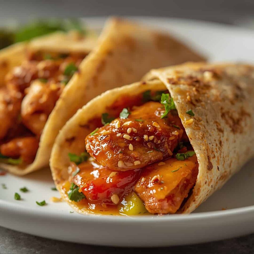 Simple Rotisserie Chicken Wraps