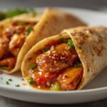 Simple Rotisserie Chicken Wraps