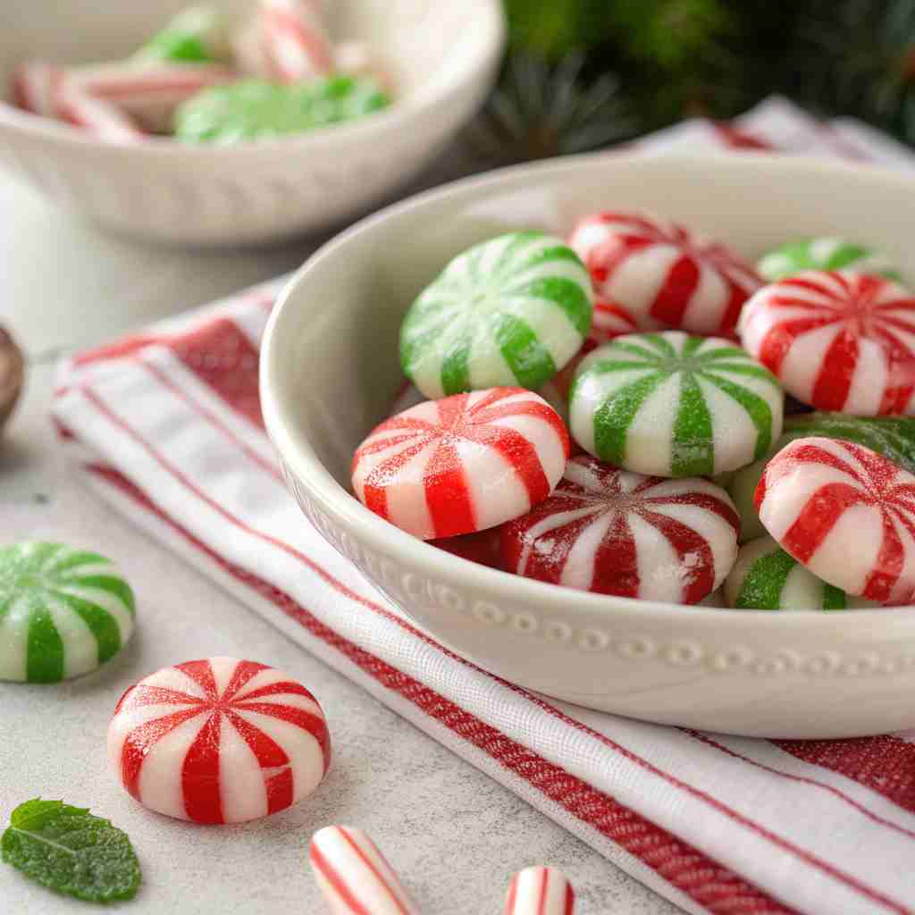 Soft Christmas Peppermints