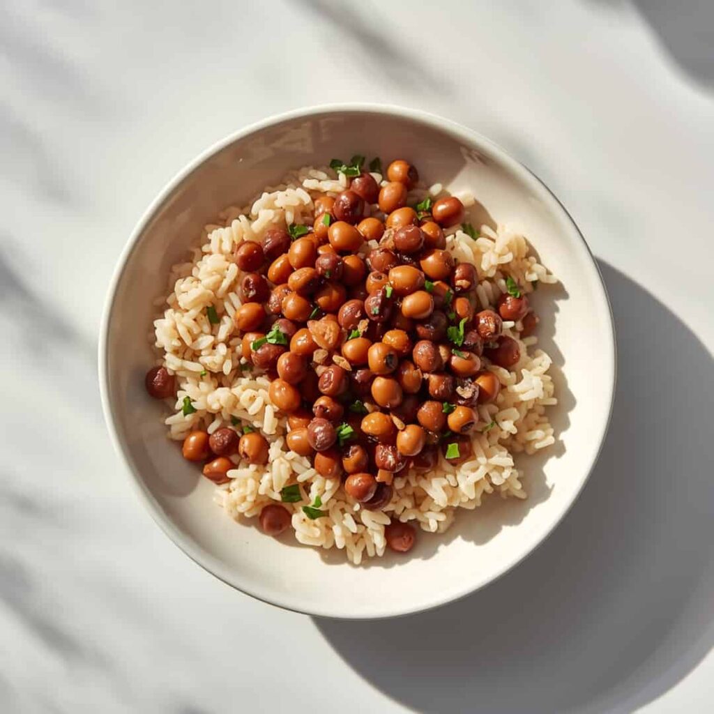 Southern Black Eyed Peas and Rice