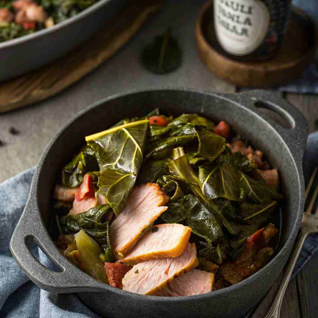 Southern Collard Greens Recipe with Smoked Turkey