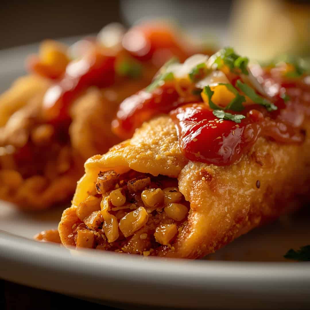 Spicy Crispy Mexican Taco Pockets