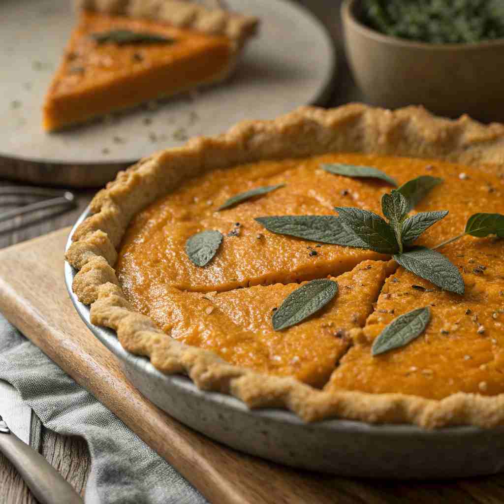 Sweet Potato and Sage Pie